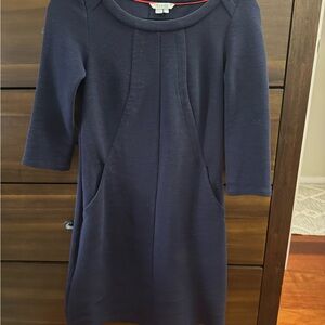 Elegant Navy Blue Women's Dress